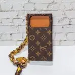 Brown Monogram TriFold LV iPhone Wallet for 17-18 Series - image 4