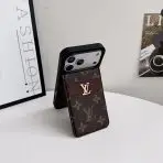 Vertical Folding LV Card Holder Wallet iPhone 17 / Pro / Pro Max / Air