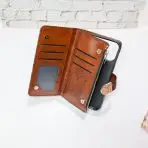 Zippered Wallet Phone Case LV Style for 17 Series