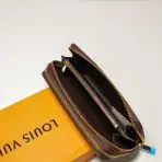 LV Brown Checkered Double Wallet