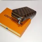 LV Brown Checkered Double Wallet
