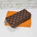 LV Brown Checkered Double Wallet