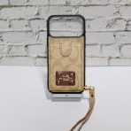 Coach Card Holder Case iPhone -Khaki