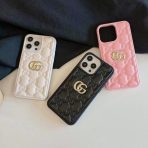Leather Gucci iPhone Case 13-16 series