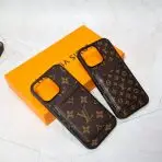 Louis V Magsafe iPhone Case Card Holder for 12-16 Pro Max Plus