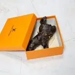 louis vuitton french bulldog keychain