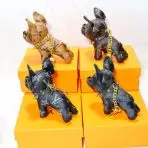 louis vuitton french bulldog keychain
