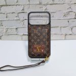 LV Cell Phone Card Holder - Brown Small Monogra
