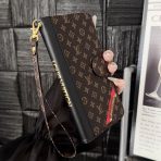 LV iPhone Case Wallet -BROWN SMALL MONOGRAM