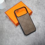 Stamped Leather Hermes iPhone Case