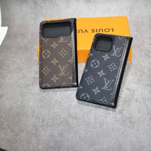 iPhone Wallet Case LV Leather