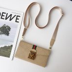 Gucci Crossbody Wallet iPhone Case-Beige
