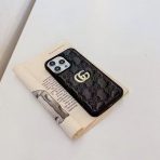 Leather Gucci iPhone Case
