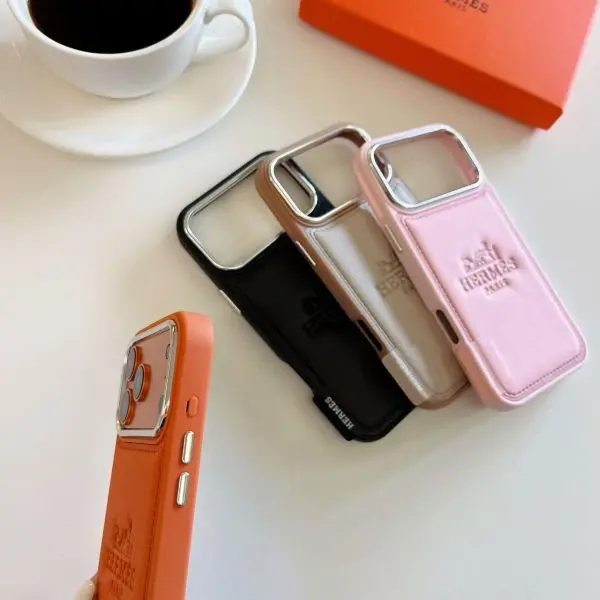Hermes Leather Phone Case
