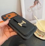 Hermes Leather iPhone Cover Card Slot For 12-18 Series - image 7