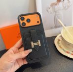 Hermes Leather iPhone Cover Card Slot For 12-18 Series - image 8