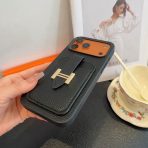 Hermes Leather iPhone Cover Card Slot For 12-18 Series - image 6