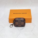 airpods lv case-Brown Checkered