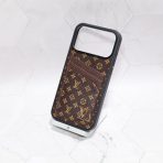 Louis Vuitton iPhone Card Holder Case- Brown Small Monogram