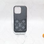 Black Monogram LV iPhone Case