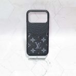 Black Monogram LV iPhone Case