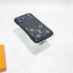 Black Monogram LV iPhone Case