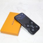 Black Monogram LV iPhone Case