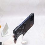 Black Monogram LV iPhone Case