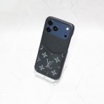 Black Monogram LV iPhone Case