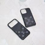 Black Monogram LV iPhone Case