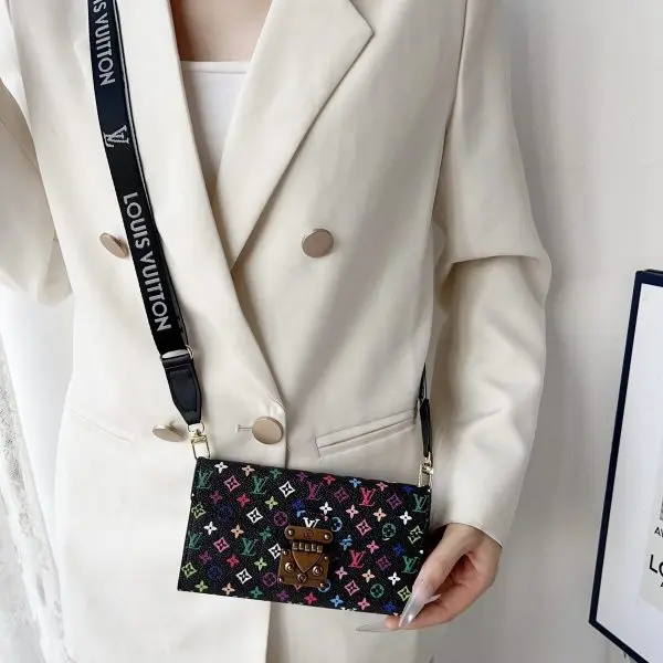 Multicolor LV Crossbody Phone Case