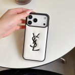 Saint Laurent iPhone Case -White Plain