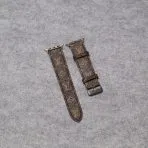 LV Apple Watch Bands Leather-Brown Small Monogram