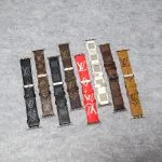 LV Apple Watch Bands Leather