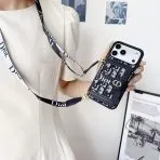 Canvas Dior Crossbody iPhone Case