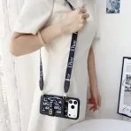 Canvas Dior Crossbody iPhone Case