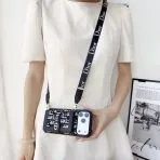 Canvas Dior Crossbody iPhone Case