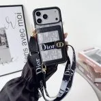 Canvas Dior Crossbody iPhone Case