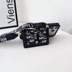 Canvas Dior Crossbody iPhone Case
