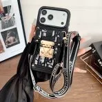 Fashion Dior Crossbody Phone Case-Black