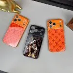 Gloss Monogram LV iPhone Case