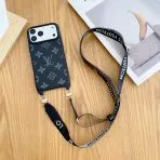 LV Classic Monogram iPhone Case-Black Monogram