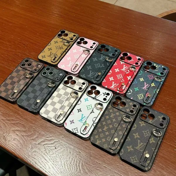 LV Hand Strap Back Cover Case