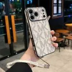 MK iPhone Case Hand Strap-White