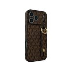 MK iPhone Case Hand Strap-Brown