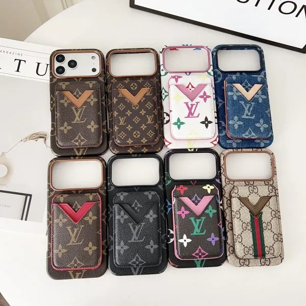 Magnet Card Holder LV iPhone Case