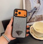 Rhinestone Prada Phone Case iPhone