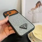 Rhinestone Prada Phone Case iPhone
