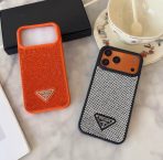 Rhinestone Prada Phone Case iPhone