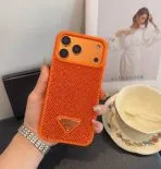 Rhinestone Prada Phone Case iPhone
